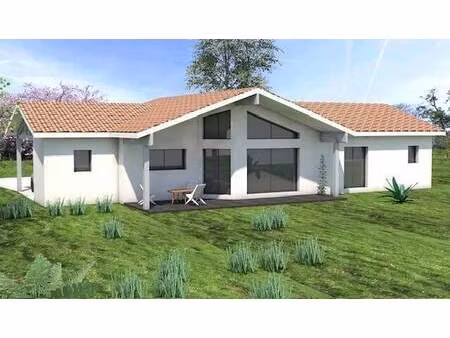 terrain avec maison neuve à vendre