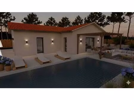 terrain avec maison neuve à vendre