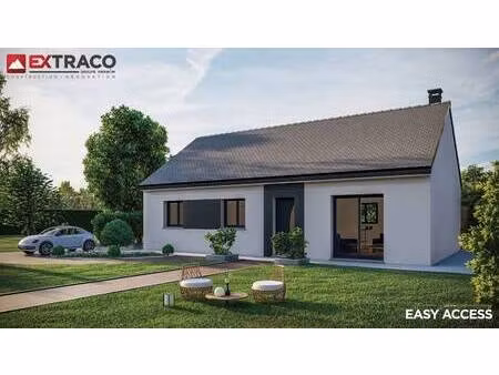 terrain avec maison neuve à vendre