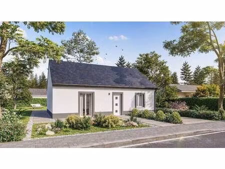 terrain avec maison neuve à vendre