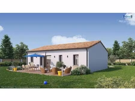 terrain avec maison neuve à vendre