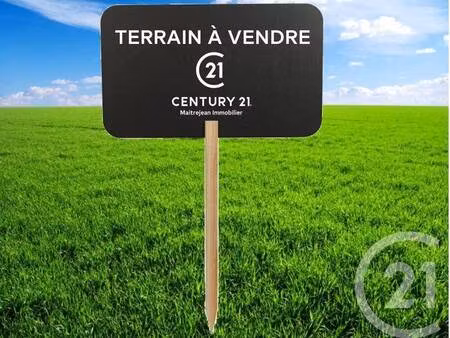 terrain constructible à vendre
