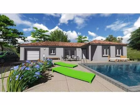 terrain avec maison neuve à vendre