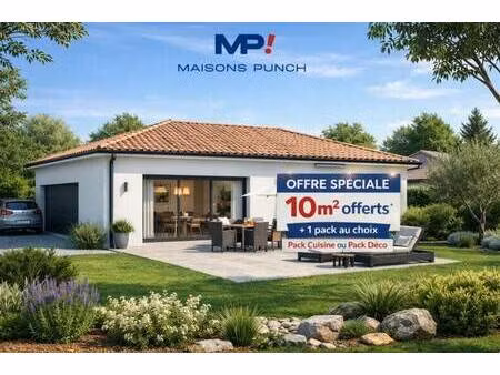 terrain avec maison neuve à vendre
