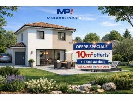 terrain avec maison neuve à vendre