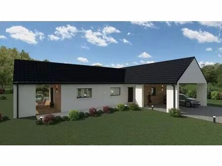 terrain avec maison neuve à vendre