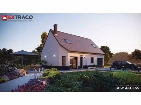 terrain avec maison neuve à vendre
