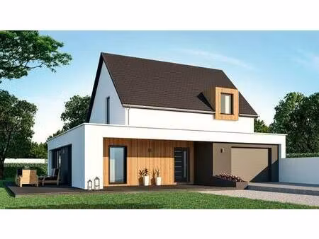 terrain avec maison neuve à vendre
