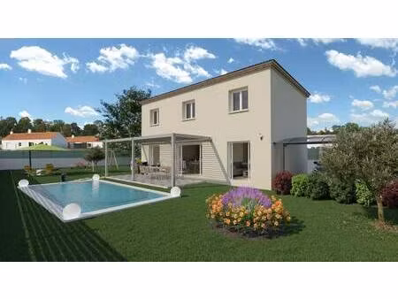 terrain avec maison neuve à vendre