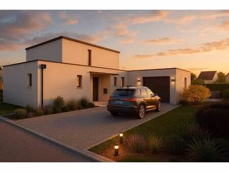 terrain avec maison neuve à vendre
