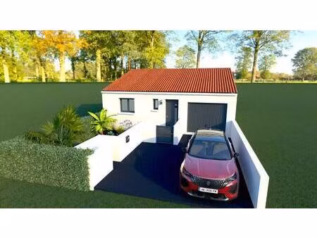 terrain avec maison neuve à vendre