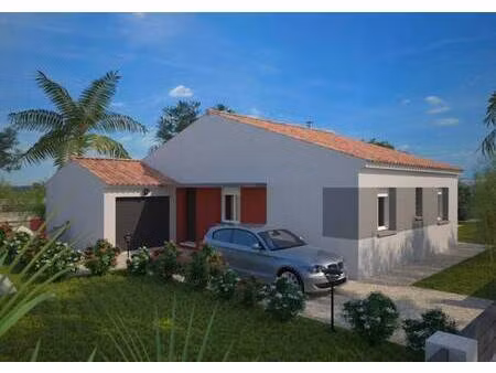 terrain avec maison neuve à vendre