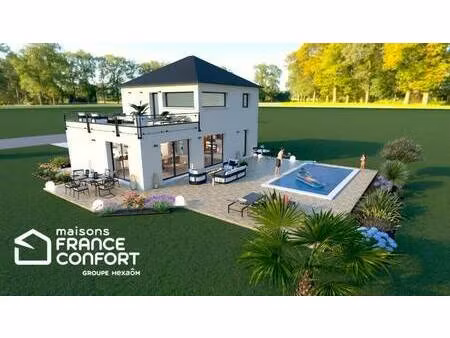 terrain avec maison neuve à vendre