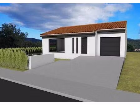 terrain avec maison neuve à vendre
