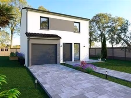 terrain avec maison neuve à vendre