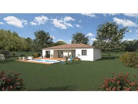 terrain avec maison neuve à vendre