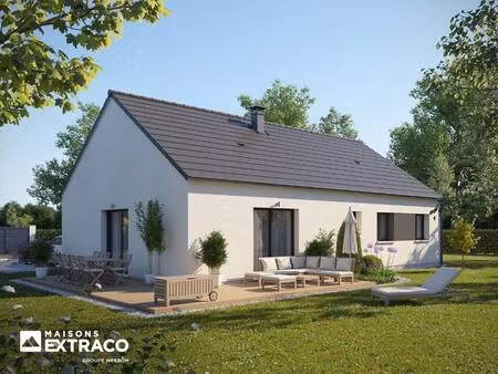 terrain avec maison neuve à vendre