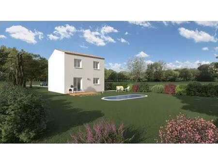 terrain avec maison neuve à vendre