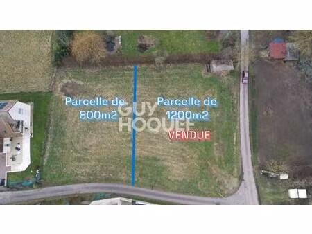 terrain constructible à vendre