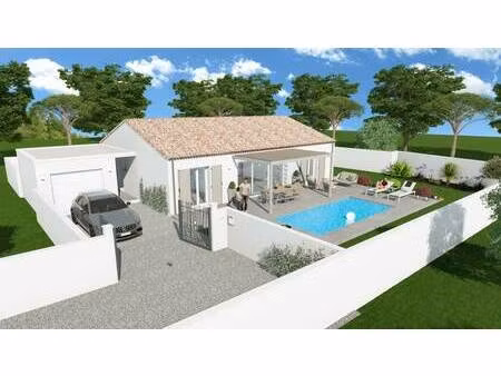 terrain avec maison neuve à vendre