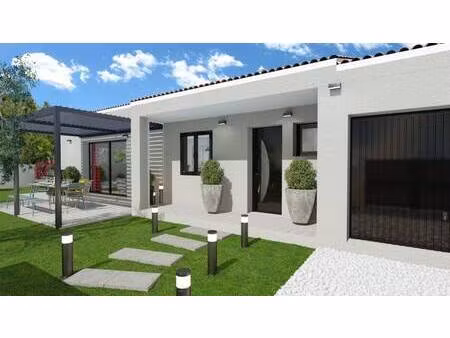 terrain avec maison neuve à vendre
