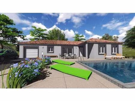 terrain avec maison neuve à vendre