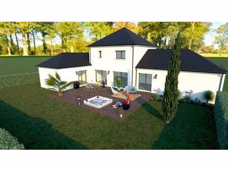 terrain avec maison neuve à vendre