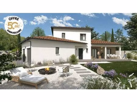 terrain avec maison neuve à vendre