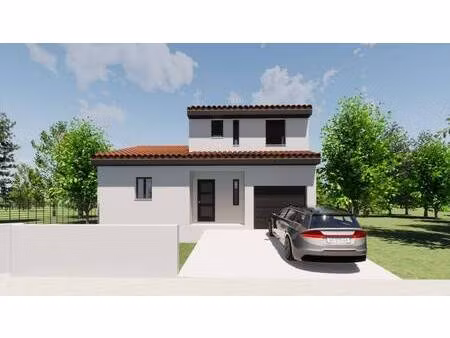 terrain avec maison neuve à vendre