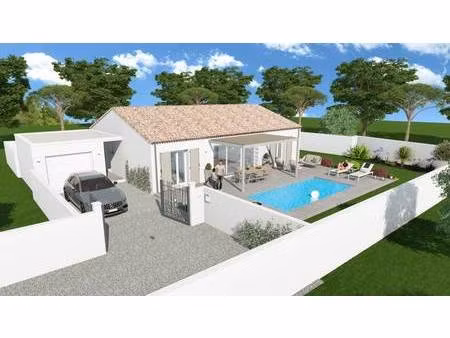 terrain avec maison neuve à vendre