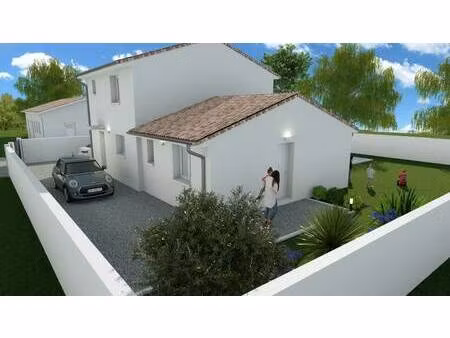 terrain avec maison neuve à vendre
