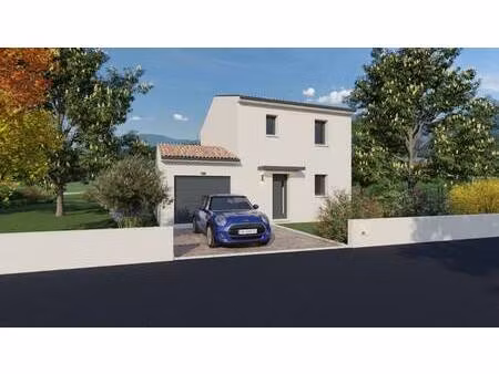 terrain avec maison neuve à vendre