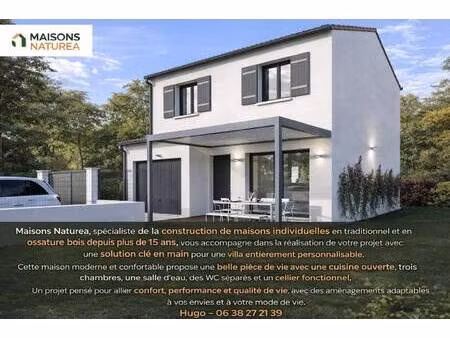 terrain avec maison neuve à vendre