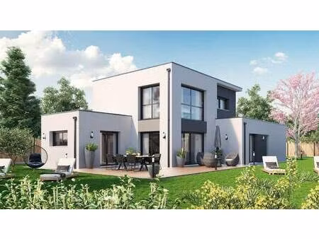 terrain avec maison neuve à vendre