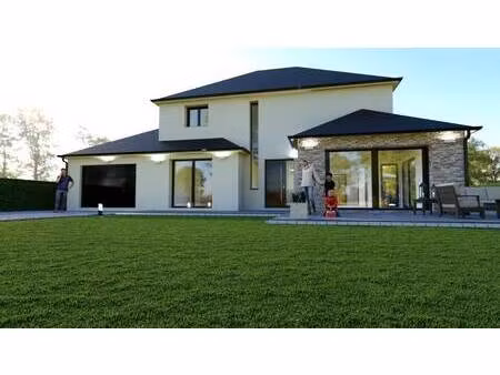 terrain avec maison neuve à vendre