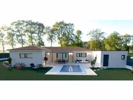 terrain avec maison neuve à vendre