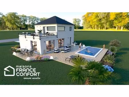 terrain avec maison neuve à vendre