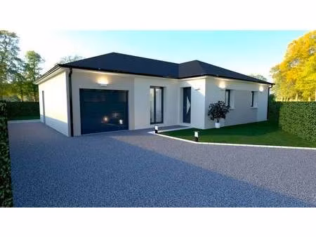 terrain avec maison neuve à vendre