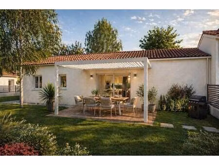 terrain avec maison neuve à vendre