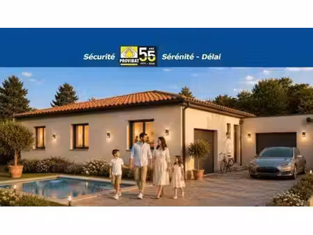 terrain avec maison neuf à vendre