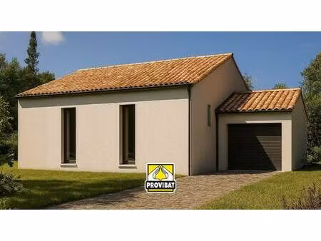 terrain avec maison neuve à vendre