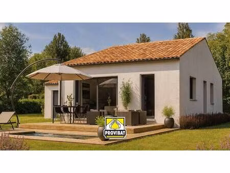 terrain avec maison neuve à vendre