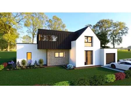 terrain avec maison neuve à vendre