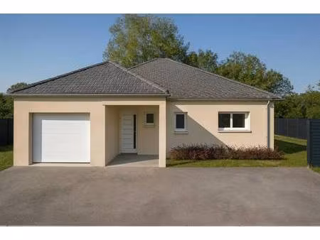 terrain avec maison neuve à vendre