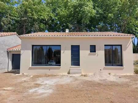 terrain avec maison neuve à vendre