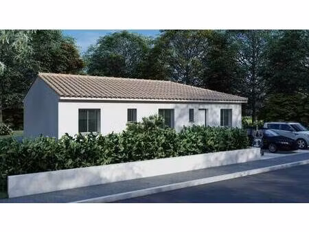 terrain avec maison neuve à vendre