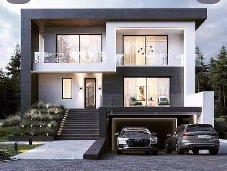terrain avec maison neuve à vendre