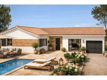 terrain avec maison neuve à vendre