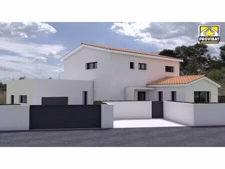 terrain avec maison neuve à vendre