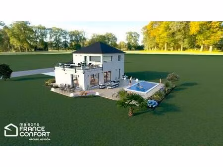 terrain avec maison neuve à vendre